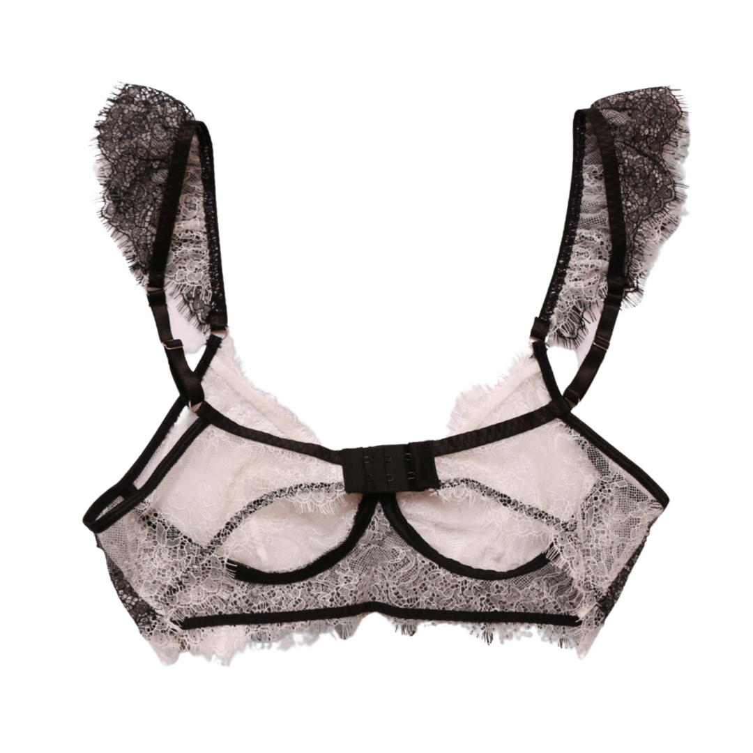 Sheer Mesh Bra Set