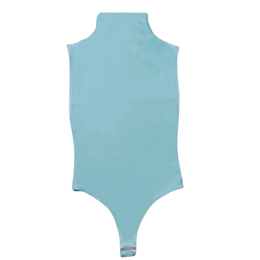 Baby Blue Sleeveless Bodysuit