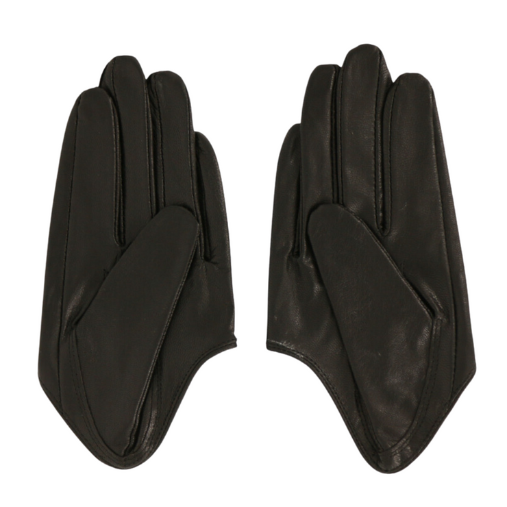 Black Short Gloves