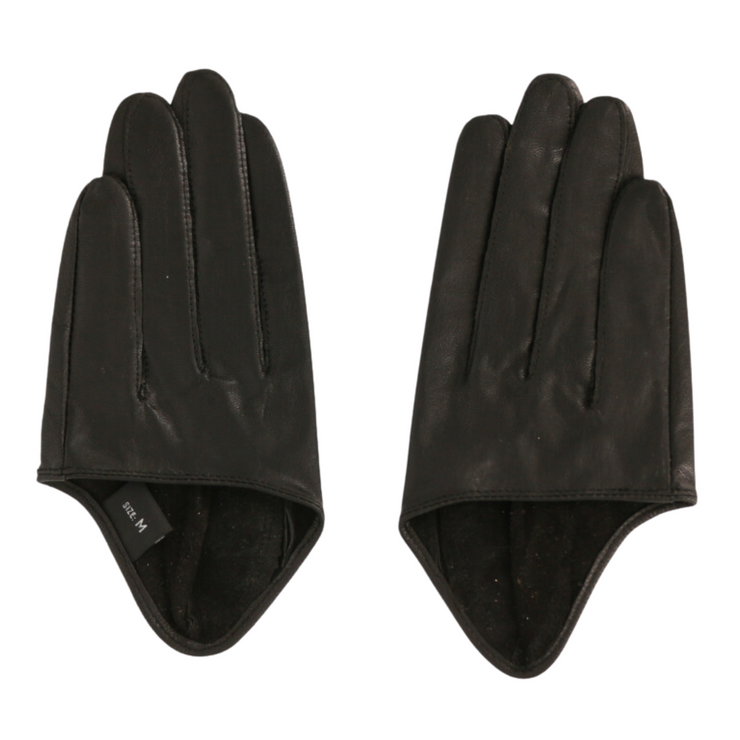 Black Short Gloves