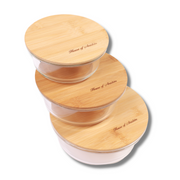 Bamboo Crystal Meal Prep Set (Round)