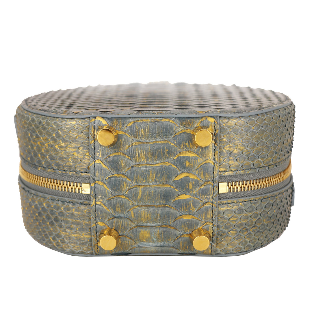 Golden Gray Mini Snake Chapeau Boite