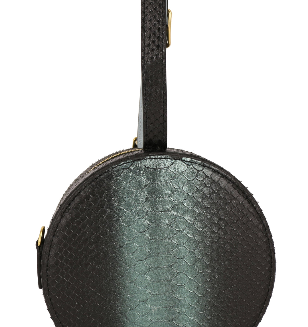 Black Aqua Mamba Mini Chapeau Boite